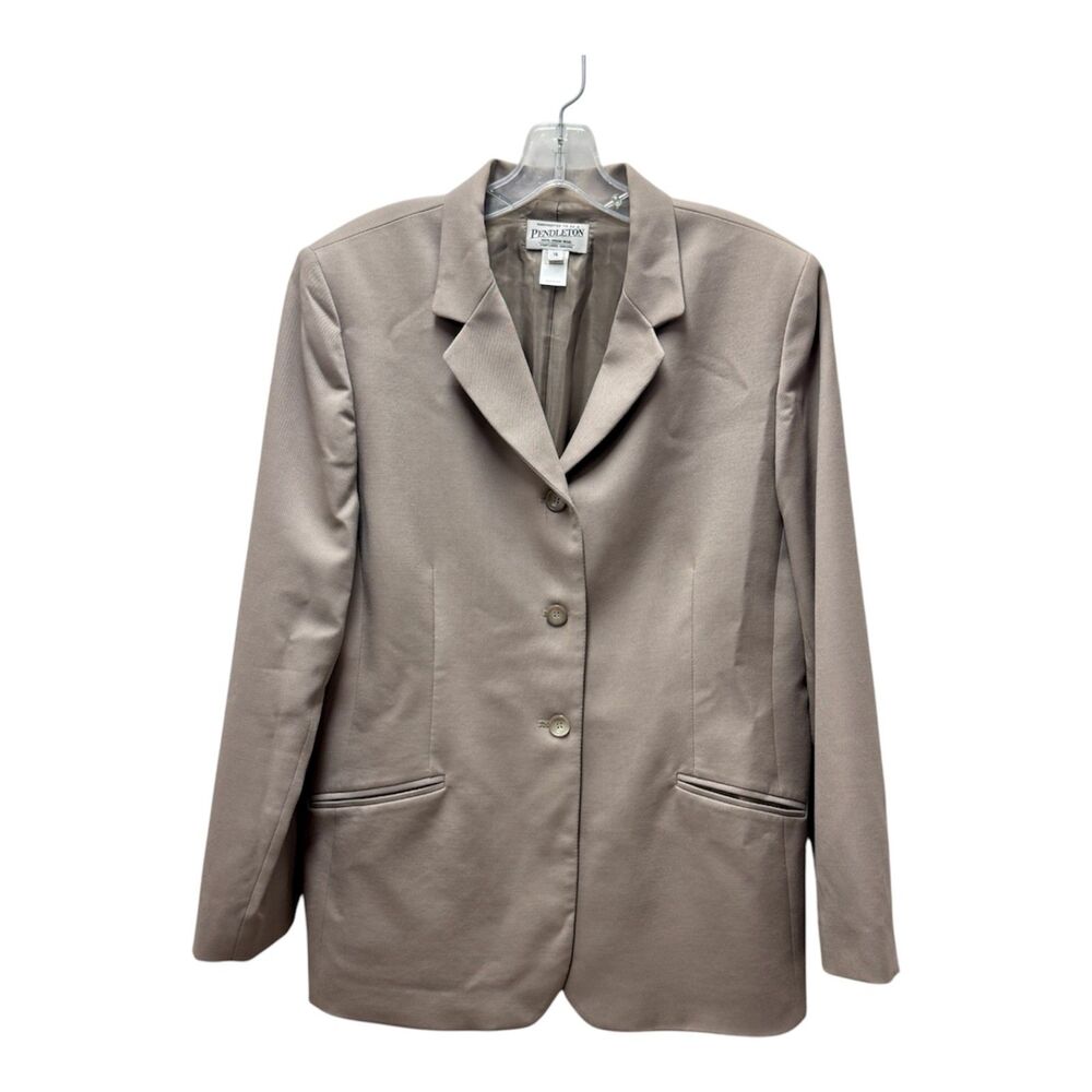 Pendleton 100% Virgin Wool 3 Button Classic Tan B… - image 1